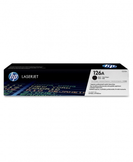 HP 126A LaserJet Toner Cartridge, black (CE310A)